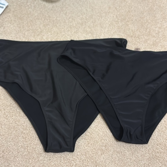 Black and Tie-Dye Bikini Bottoms - Picture 4 of 6